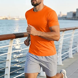 เสื้อยืดทีม Griptight Fitness สำหรับผู้ชาย สั่งผลิตได้จำนวนน้อย รับทำโลโก้ตามแบบ 100% โพลีเอสเตอร์ เป็นมิตรกับสิ่งแวดล้อม แห้งเร็ว สีไม่ซีดจาง - Product Image 5