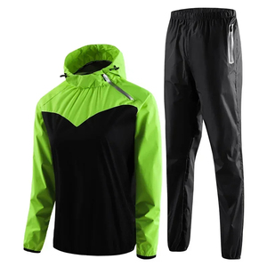 Flow Men Windbreaker Tracksuit <b>Lightweight</b> Sportswear Jogging Suit Breathable <b>Running</b> Outfit Zip <b>Jacket</b> Track Pants Gym Fitness - Product Image 4