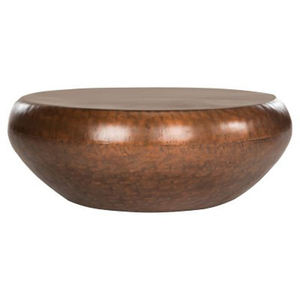 Mesa de Centro Redonda Moderna de Aluminio, Muebles Metálicos para Sala de Estar, Servicio OEM Personalizado, Mesa de Centro Decorativa para Hogar u Hoteles - Product Image 2