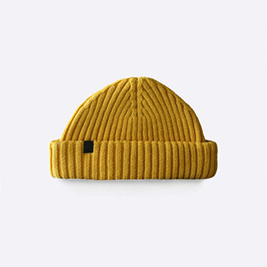 Gorro de Pescador de Lana Merino Acanalado – Gorro Docker Corto – Gorro de Invierno Premium – Logotipo Personalizado OEM - Product Image 5