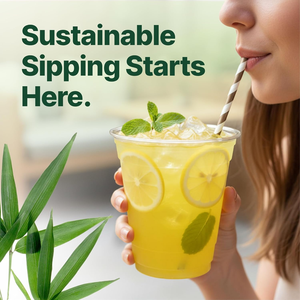 Gobelets jetables transparents compostables de 12 oz pour boissons froides, écologiques, en PLA, sans BPA, biodégradables, anti-fuite, recyclables, adaptés au congélateur, lot de 50 - Product Image 4