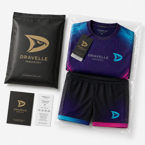 Uniforme de Fútbol Sala Personalizado por el Fabricante, Transpirable, Talla Grande, con Degradado Morado Sublimado para Clubes - Product Image 5