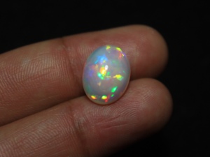 Premium Quality Natural Ethiopian Opal 14.5x11x6.5mm Oval Cut Multi Color Fire Color Play 6 Carat Loose for Jewelry Making - Product Image 5