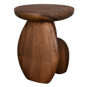 Traditional <b>Round</b> Wooden Coffee <b>Table</b> With Tapered Base For Living Room Furniture Decorative <b>Side</b> <b>Table</b> - Product Image 5