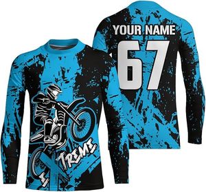 <b>Men's</b> Motocross <b>Cycling</b> <b>Jersey</b> <b>Long</b> <b>Sleeve</b> Breathable Windproof Autumn Outdoor Bicycle Shirt MTB <b>Jersey</b> - Product Image 2
