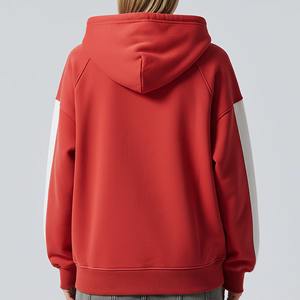 Sweat-shirts pour femmes grandes tailles, service OEM, design personnalisé, fermeture éclair, hiver, 100% coton, respirant, polaire, nouveau style tendance 2024 - Product Image 2