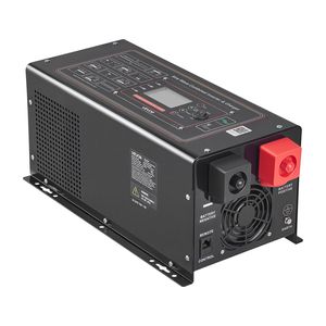 Inverter a Onda Sinusoidale Pura 1200W, Convertitore di Potenza da DC 12V a AC 120V, Display LCD, Telecomando, Bassa Frequenza - Product Image 1