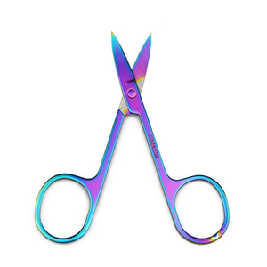 Ciseaux à poils de nez incurvés et arrondis de qualité supérieure pour hommes, ciseaux à cuticules, ciseaux à barbe, ciseaux de manucure - Product Image 6