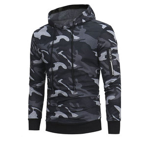 Sudadera con Capucha de Camuflaje Térmica Ligera al por Mayor para Hombre y Mujer, con Logotipo Frontal Personalizado, Talla Grande 6XL, Resistente al Viento y Transpirable - Product Image 2