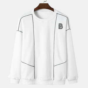 บริการ OEM เสื้อสเวตเชิ้ตผู้ชายคุณภาพสูง ขายส่งเสื้อเบสิค ดีไซน์ล่าสุด ระบายอากาศได้ดี - Product Image 1