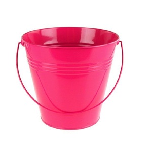 Hot Trending High Quality 3L/4L/5l Gardening Gifts Mini Metal <b>Buckets</b> With Metal Handles <b>Galvanized</b> Customized Size Shape - Product Image 6