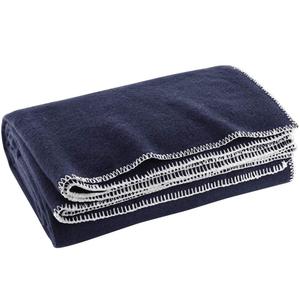 Mantas de lana con relieve 60x80, 30% lana, grises, tejidas, ignífugas, portátiles para uso de emergencia en aviones. - Product Image 5