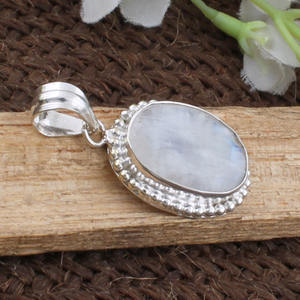 Colgante Arcoíris Natural al por Mayor, Plata de Ley 925, Gema Rosa, Amuleto de Corazón, Fabricante de Joyería, Precio al por Mayor, Directo de Fábrica - Product Image 3