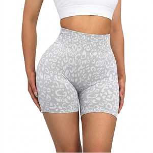Leopard print athletic <b>shorts</b> Sublimation <b>swim</b> trunks Summer beach board <b>shorts</b> Women's <b>shorts</b> Yoga Running Gym <b>Shorts</b> - Product Image 3