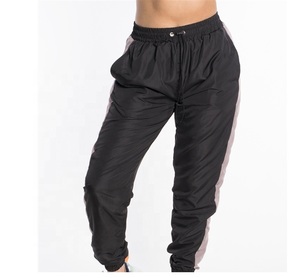Women Color Blocking Hooded <b>Tracksuit</b> Full Sleeve Drawstring Closure Side Pockets Sporty Style Autumn Wear - Product Image 4