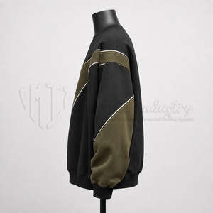 High Quality 100% Cotton Autumn <b>Mens</b> <b>Crewneck</b> Fleece Pullover <b>Sweatshirt</b> with Custom Logo Eco-Friendly - Product Image 5