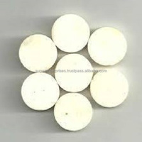 Vente en gros de boutons blancs en os d'os de haute qualité boutons en os de corne naturelle de haute qualité bouton décoratif en os de vache de boeuf de buffle pour vêtement