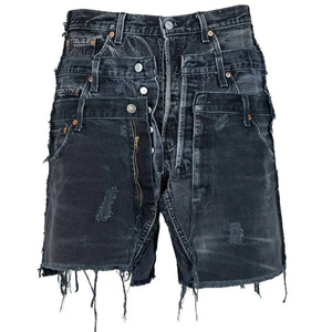 AL-TAUL IMPEX Wholesale <b>Men's</b> <b>Stretch</b> Casual Denim Shorts in New Summer Fashion 100% Cotton Elastic Mid Waist Breathable 300g - Product Image 5
