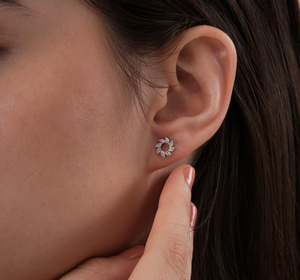 Pendientes de Diamantes Cultivados en Laboratorio con Corte Marquesa Vintage de Lujo, Plata 925, Certificación IGI, Claridad VVS1, para Regalo de Boda o Fiesta - Product Image 1