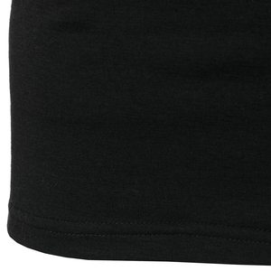 Polo de Manga Corta para Hombre, Negro, Tejido Sólido, Estilo Casual, Transpirable, con Logotipo Frontal, MOQ Bajo - Product Image 4