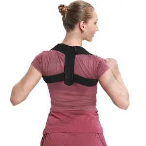 男女可调背部支撑带矫直器身体坐姿矫正器姿势装置2023