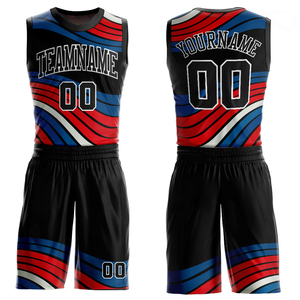 Tenues de basketball personnalisées entièrement sublimées, séchage rapide, maillot et short réversibles, ensembles imprimés respirants - Nouveau modèle OEM - Product Image 4