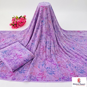 Soft Multicolor Foil Printed Velvet Fabric Premium Kaftan Dress Fashion Apparel Home Textile OEM ODM Custom Manufacturer Service - Product Image 6