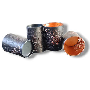 Porte-bougie votif en métal personnalisé multicolores de haute qualité, issu de la dernière collection pour Noël. Contact pour les commandes en gros - Product Image 5