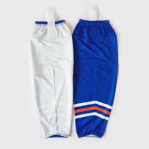 Cycling <b>Leg</b> <b>Warmers</b> Gray Blue Orange Stripe Breathable Knitted Thin Knee High for Adults Summer Sports Socks - Product Image 3