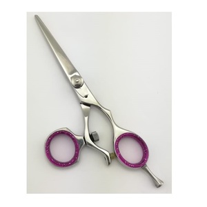 Wholesale Custom logo 6 Inch Swivel <b>Rings</b> Japanese Stainless Steel Hair Scissors Hair Cutting Salon Scissors Professional Barber - Product Image 1