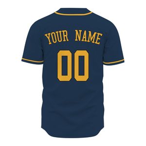 Custom Printed Button <b>Down</b> Baseball Jersey for Men Women with Personalized Name Number Logo Embroidery Quick Dry Sets - Product Image 3
