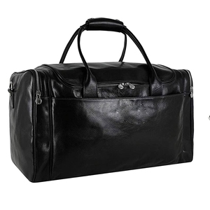 กระเป๋าเดินทางหนังวินเทจทรงคลาสสิก ขนาดใหญ่ สำหรับทริปพักผ่อนสุดสัปดาห์ - Product Image 2