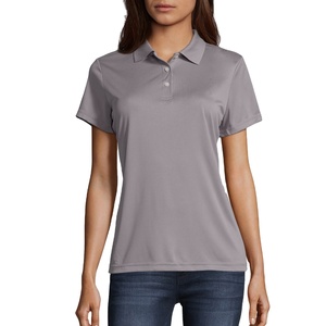 เสื้อยืดโปโลลำลองสำหรับผู้หญิงเสื้อยืดผ้าฝ้าย100% ลายสก๊อตสีล้วนระบายอากาศได้ดี - Product Image 1