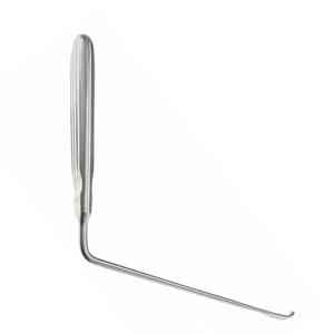 Rétracteur de racine nerveuse incurvé Scoville médical en acier inoxydable, instrument chirurgical avec crochets - Product Image 5