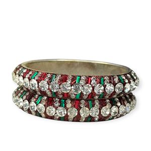 2026 Trending Casual Metal Multicolor Silver <b>Pearl</b> Bangles Elegant Bridal Wedding Party Wear Premium Wholesale Price - Product Image 3