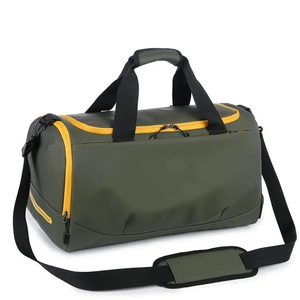 Adjustable Strap Capacity Durable Water Resistant for Custom Casual Sports Gym <b>Duffel</b> <b>Bags</b> Shoes Compartment Wet Pocket - Product Image 4
