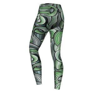 Leggings de yoga pour femmes, fabrication professionnelle, sublimation, vêtements de sport d'extérieur, sans couture, meilleurs leggings de yoga en sublimation - Product Image 4