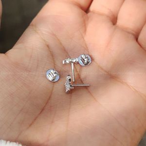 Cautivadores Pendientes de Mariposa Hechos a Mano con Diamantes Cultivados en Laboratorio, Corte Marquesa y Redondo, Oro Blanco, 0.43 CT, Lujosos para Mujer - Product Image 6