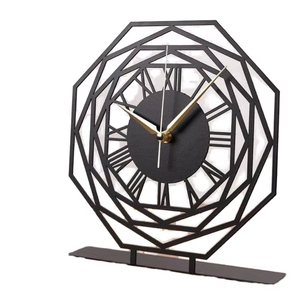Wholesale Factory Supply Large Modern Minimalist Iron Metal Wall <b>Clock</b> Spoke Design for Living Room and Office Home Decor - Product Image 6