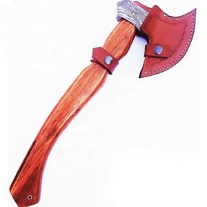 NM- High Quality Damascus Steel Tomahawks <b>Axe</b> Head Multi-Purpose Use with Ash <b>Wood</b> Handles Popular Design for Camping - Product Image 2