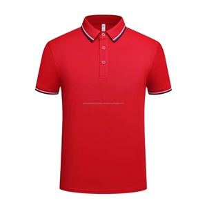 Secado rápido de calidad profesional para hombres para Polos Diseños personalizables y logotipo Patrón sólido Tela de lona Fábrica directa - Product Image 1