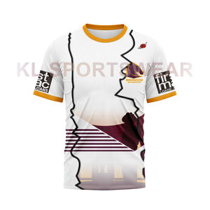 高品質 通気性 ポリエステル 昇華プリント カスタムロゴ 番号入り メンズ NRL ラグビーリーグ ジャージ シャツ オーストラリア 2024年版 - Product Image 5