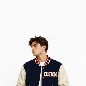 SHH INDUSTRIES Custom <b>Men's</b> Varsity <b>Jacket</b> Letterman <b>Baseball</b> Bomber <b>Jacket</b> Custom Logo High Street College <b>Jacket</b> 100% Cotton - Product Image 6