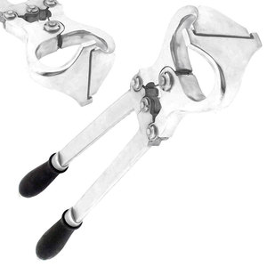 Émasculateur sans sang sur mesure, forceps de castration robuste réutilisable en acier inoxydable pour bétail et usage vétérinaire - Product Image 1