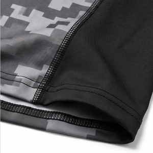 Commande en gros de Rash Guards BJJ à manches longues en Polyester Spandex, durables, avec coutures plates, pour la lutte et le combat, maillot de compression - Product Image 6