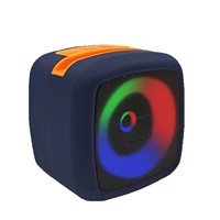Mini haut-parleur portable compact sans fil avec basses puissantes et son clair pour le streaming en direct, les voyages, les fêtes en extérieur et la musique sur ordinateur