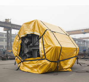 ผ้าคลุมกันน้ำเกรดเชิงพาณิชย์ ผลิตจาก PVC ทนทานทุกสภาพอากาศ สำหรับโรงงาน อุตสาหกรรม และการใช้งานกลางแจ้ง - Product Image 3