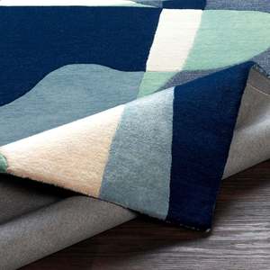 Custom Contemporary Abstract Wool Rug multi color Custom Handmade Tufted <b>Carpet</b> for Home Decor Interiors for Picnics - Product Image 3