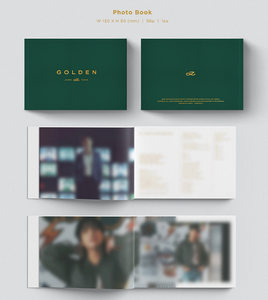 จองกุก (BTS) - GOLDEN [เวอร์ชั่นอัลบั้มเวอร์ส] เพลงเคป๊อป พร้อมการ์ดรูปภาพสุ่ม โปสการ์ด การ์ด QR ไอดอลเกาหลี วงบังทัน - Product Image 2