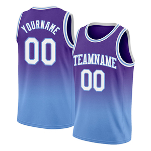 Camiseta de Baloncesto Personalizada con Nombre de Equipo y Número 00, Azul Degradado, Malla sin Mangas, Unisex, para Adultos, Sublimada, 100% - Product Image 5